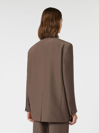 Blazer over in misto cotone