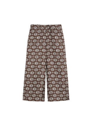 Pantalone ampio in seta