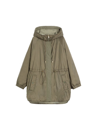 Parka reversibile in tela antigoccia