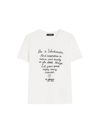 T-shirt in cotone con stampa