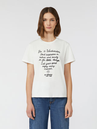 T-shirt in cotone con stampa