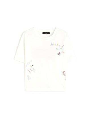 T-shirt in cotone organico stampato