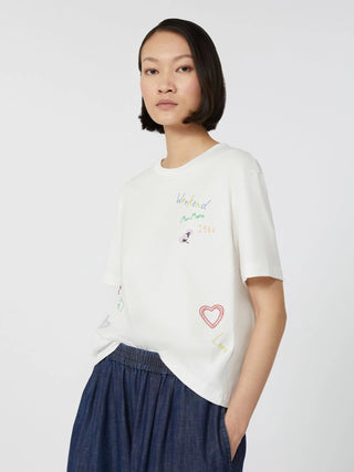 T-shirt in cotone organico stampato