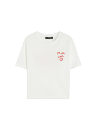 T-shirt in cotone organico stampato