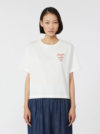 T-shirt in cotone organico stampato