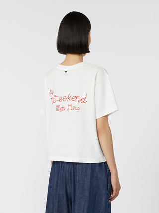 T-shirt in cotone organico stampato