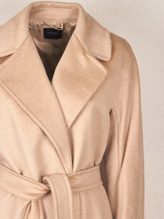 Cappotto a vestaglia in lana