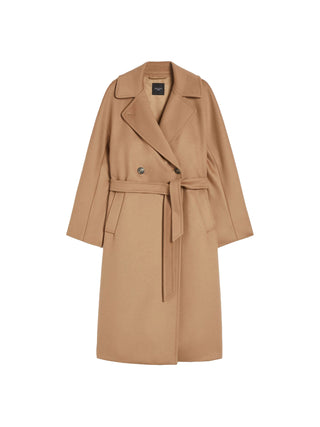 Cappotto doppiopetto in lana