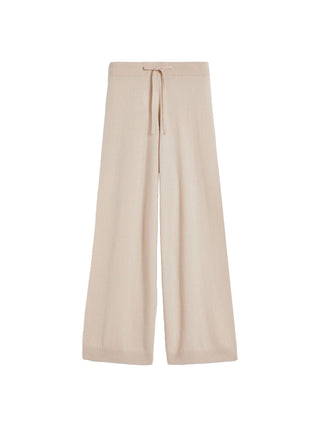 Pantalone in filato di lana e cachemire