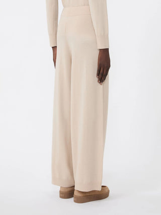 Pantalone in filato di lana e cachemire