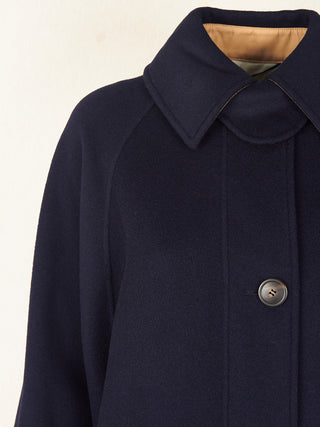 Cappotto in doppio drap di lana