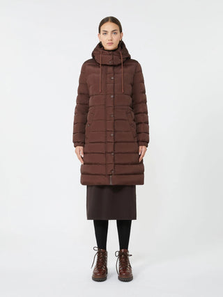 Piumino slim fit in taffettà antigoccia