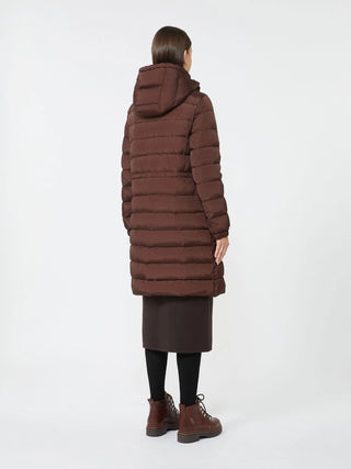 Piumino slim fit in taffettà antigoccia