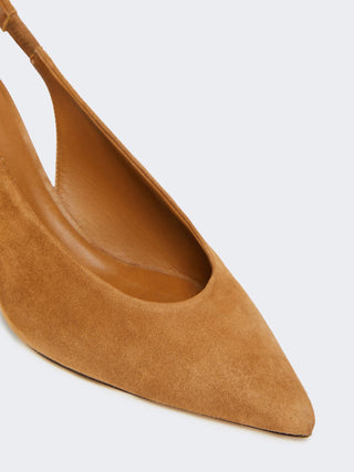 Slingback in suede