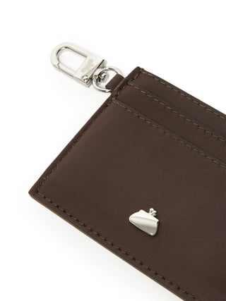 Porta carte flat in pelle