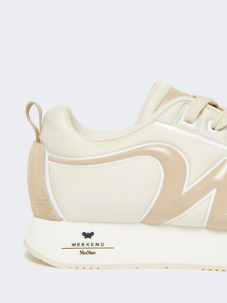 Sneaker in tessuto tecnico con logo