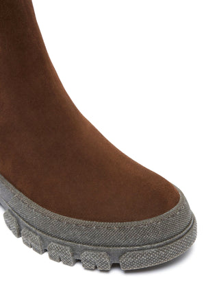 Chelsea boot in pelle scamosciata