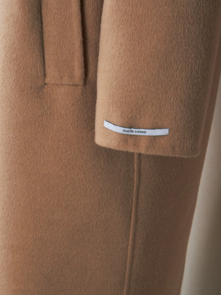 Cappotto monopetto in double