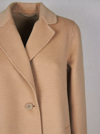 Cappotto monopetto in double