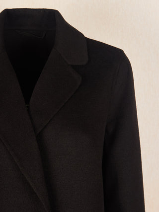 Cappotto monopetto in double