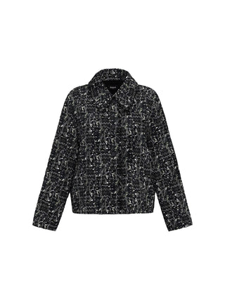 Giacca in stuoia con paillette