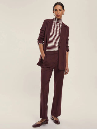 Pantalone dritto in jersey