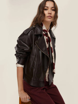 Giubbino in jersey spalmato