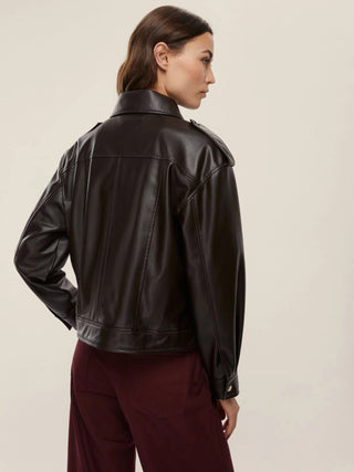 Giubbino in jersey spalmato