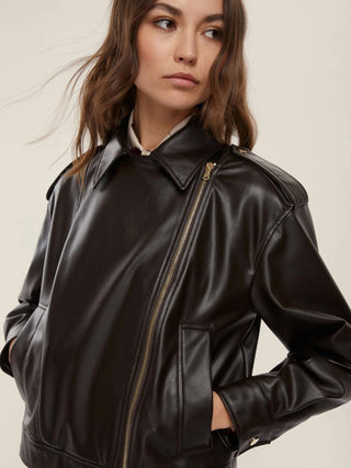 Giubbino in jersey spalmato