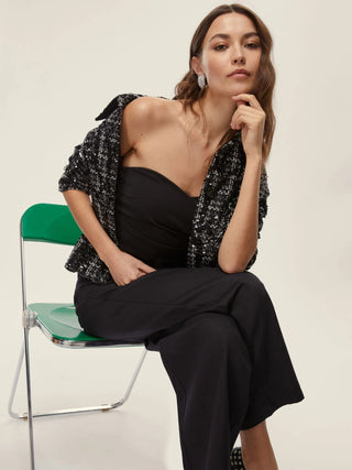 Mini bustier in jersey stretch