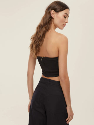 Mini bustier in jersey stretch