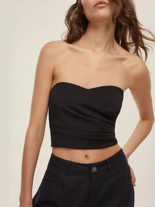 Mini bustier in jersey stretch