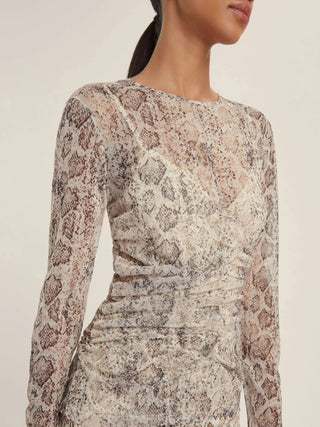 T-shirt in jersey tulle