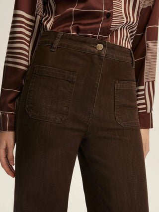 Pantalone slim flare