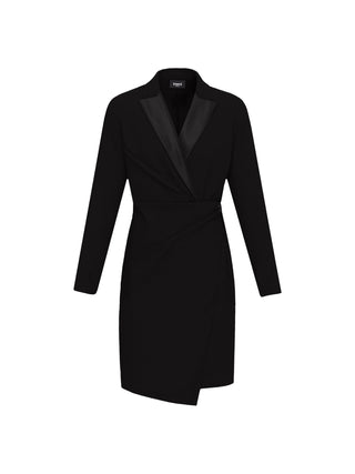 Abito incrociato in tessuto stretch