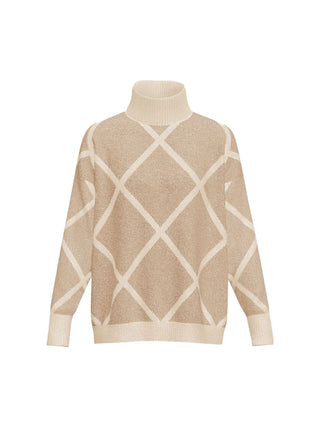 Maglia oversize con collo alto