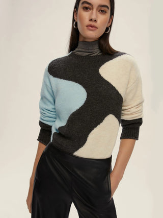 Maglia dritta con lurex