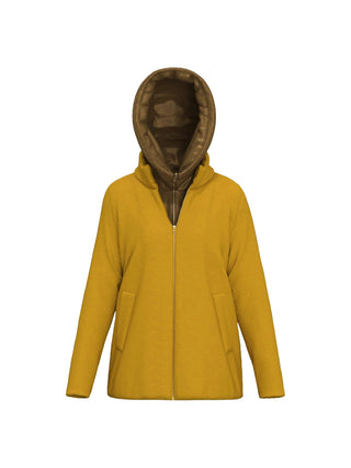 Giaccone imbottito in panno soft