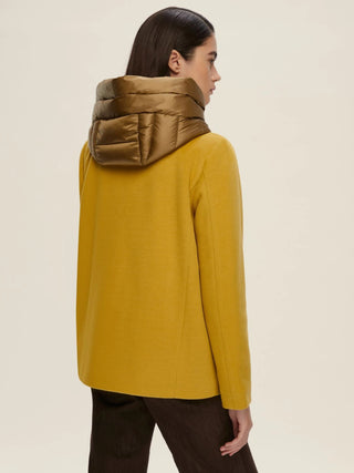 Giaccone imbottito in panno soft