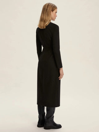 Abito semiaderente in jersey