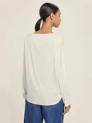 Blusa in raso stretch