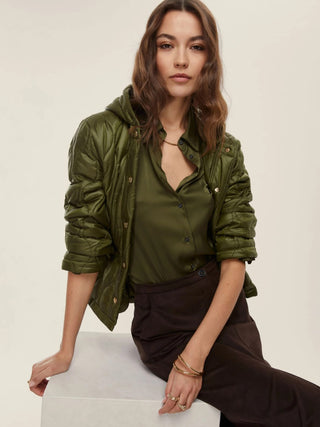 Camicia in raso leggero