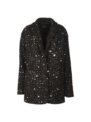 Cappotto con paillettes