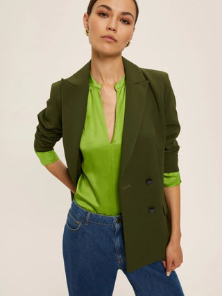 Blusa in raso di viscosa