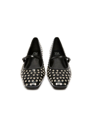 Ballerina con borchie strass