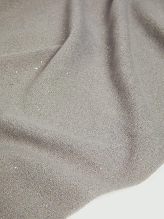 Stola con frange e filo di lurex