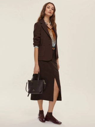 Camicia in raso stampato