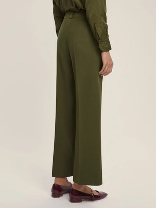 Pantalone dritto in tessuto stretch