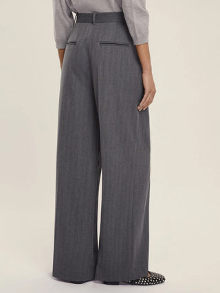 Pantalone ampio in viscosa strech