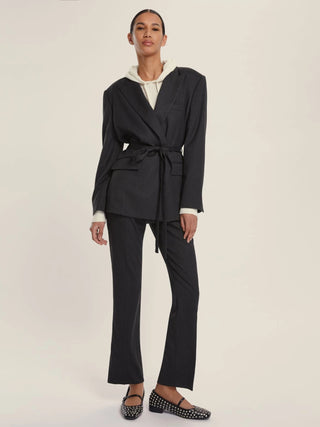 Pantalone dritto in flanella